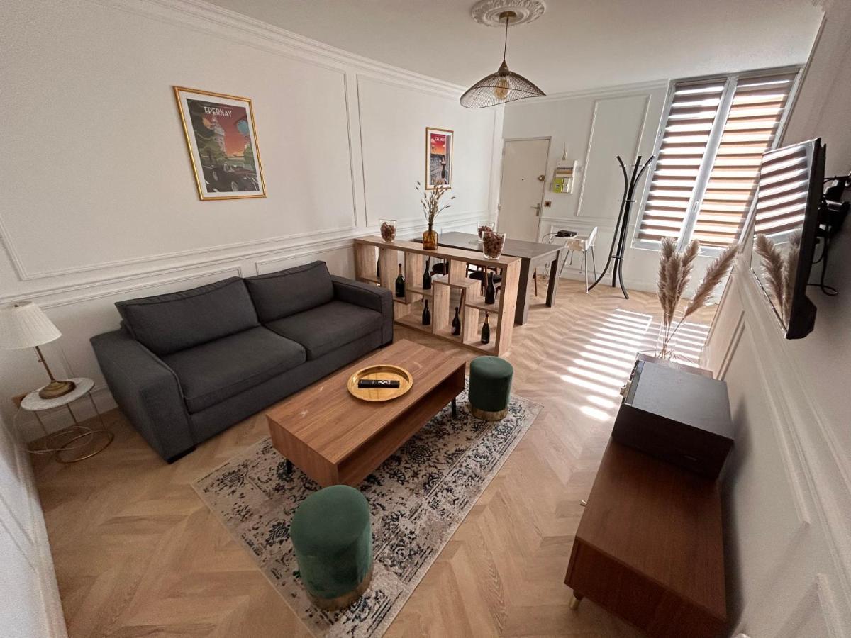 Apartamento Bulle De Champagne : Petit Cocon En Plein Centre Épernay Exterior foto